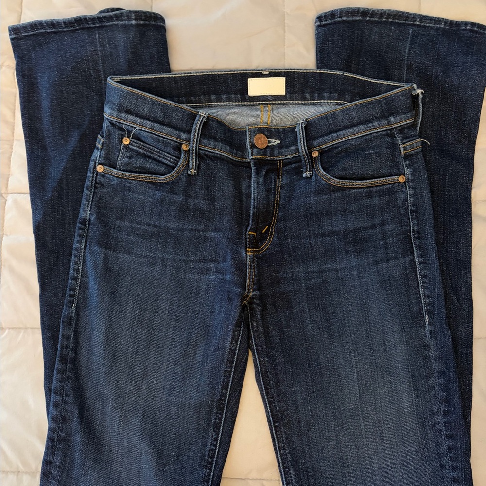 MOTHER Women's Straight Leg Jeans - Dark Blue